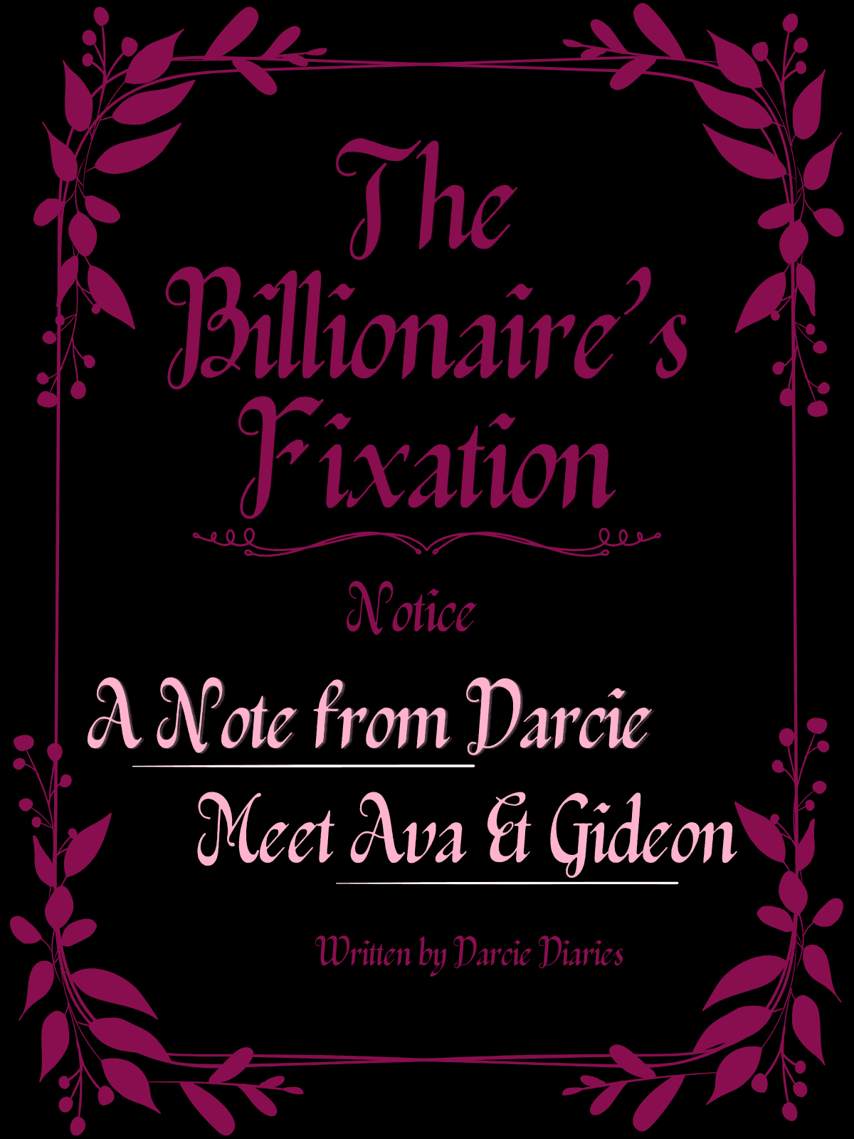 A Note from Darcie